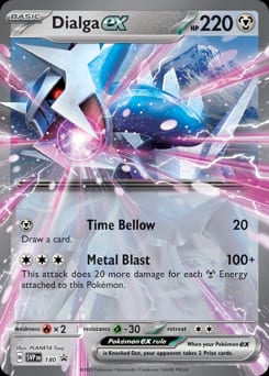 2022 Scarlet & Violet Promos Dialga ex #180 card