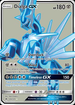 Forbidden Light Dialga-GX #125 card