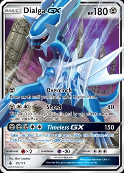 Forbidden Light Dialga-GX #82 card