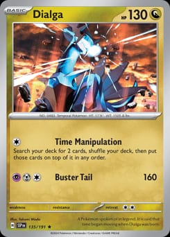 Surging Sparks Dialga #135 card