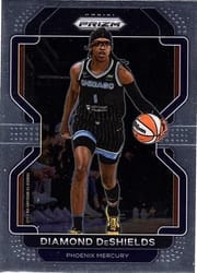 2022 Panini Prizm WNBA Base Set Diamond DeShields #45 card
