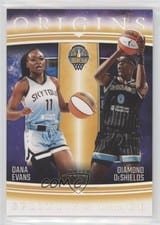 2024 Panini Origins WNBA Splitting Image Diamond DeShields/Dana Evans #13 card