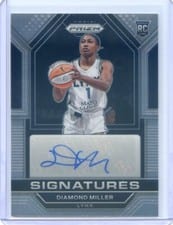 2023 Panini Prizm WNBA Signatures Diamond Miller #SG-DML card