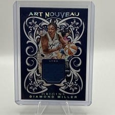 2024 Panini Origins WNBA Art Nouveau Memorabilia Diamond Miller #AN-DM card