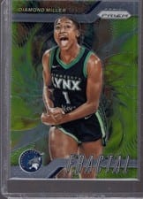 2024 Panini Prizm WNBA Fractal Diamond Miller #2 card