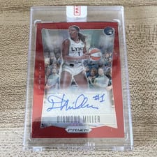 2024 Panini Prizm WNBA Throwback Signatures Diamond Miller #TB-DM card