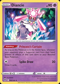 Astral Radiance Diancie #68 card