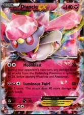 XY Black Star Promos Diancie-EX #XY43 card
