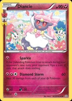 2016 Generations Diancie #RC22 card