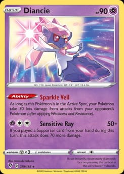 Vivid Voltage Diancie #79 card