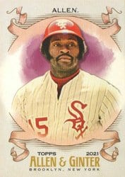 2021 Topps Allen & Ginter Base Set Dick Allen #307 card