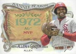 2022 Topps Allen & Ginter Banner Season Dick Allen #BS-19 card