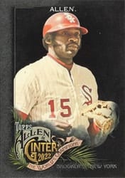 2022 Topps Allen & Ginter X Base Set Dick Allen #128 card