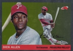 2025 Topps Chrome Platinum Base Set Dick Allen #263 card