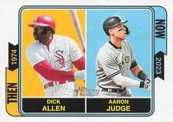 2023 Topps Heritage Then and Now Dick Allen / Aaron Judge #TAN-11 card