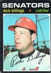 1971 Topps Base Set Dick Billings #729 card