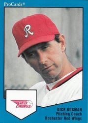 1989 ProCards FutureStars AAA Base Set Dick Bosman #1641 card