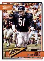 2018 Panini Classics Base Set Dick Butkus #109 card