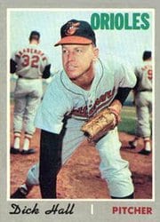 1970 Topps Base Set Dick Hall #182 card