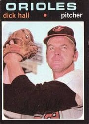 1971 Topps Base Set Dick Hall #417 card