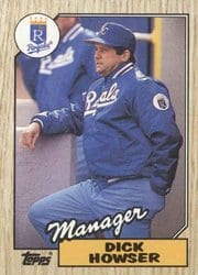 1987 Topps Base Set Dick Howser #18 card