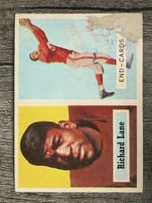 1957 Topps Dick Lane #85 card