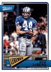 2018 Panini Classics Base Set Dick LeBeau #127 card