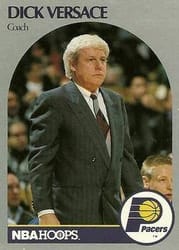 1990-91 Hoops Base Set Dick Versace #315 card