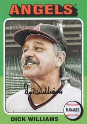 2024 Topps Heritage Mini Base Set Dick Williams #134 card