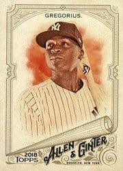 2018 Topps Allen & Ginter Base Set Didi Gregorius #41 card