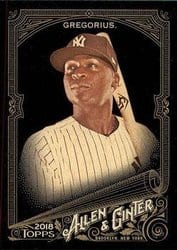 2018 Topps Allen & Ginter X Base Set Didi Gregorius #41 card