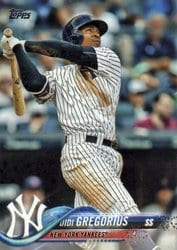2018 Topps Base Set Didi Gregorius #576 card