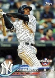 2018 Topps Opening Day Base Set Didi Gregorius #175 card