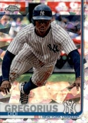 2019 Topps Chrome Sapphire Edition Base Set Didi Gregorius #215 card