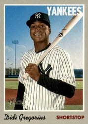 2019 Topps Heritage Base Set Didi Gregorius #114 card