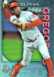 2020 Bowman Platinum Base Set Didi Gregorius #33 card