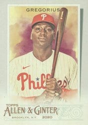 2020 Topps Allen & Ginter Base Set Didi Gregorius #266 card