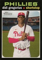 2020 Topps Heritage Base Set Didi Gregorius #563 card