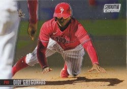 2021 Stadium Club Chrome Base Set Didi Gregorius #12 card