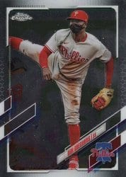 2021 Topps Chrome Base Set Didi Gregorius #181 card