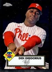 2021 Topps Chrome Platinum Anniversary Base Set Didi Gregorius #360 card