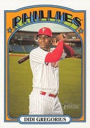2021 Topps Heritage Base Set Didi Gregorius #409 card