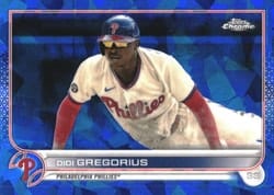 2022 Topps Chrome Sapphire Edition Base Set Didi Gregorius #44 card