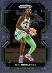 2022 Panini Prizm WNBA Base Set DiDi Richards #65 card