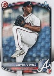 2025 Bowman Prospects Didier Fuentes #BP-87 card