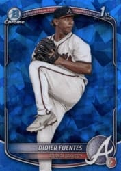 2025 Bowman Sapphire Edition Base Set Didier Fuentes #BCP-87 card