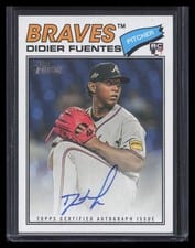 2026 Topps Heritage Real One Autographs Didier Fuentes #ROA-DF card