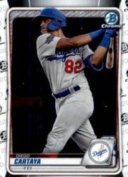 2020 Bowman Chrome Prospects Diego Cartaya #BCP-155 card