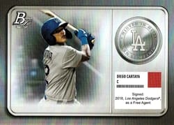 2022 Bowman Platinum Minted in Merit Diego Cartaya #MM-6 card
