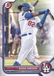 2022 Bowman Prospects Diego Cartaya #BP-103 card